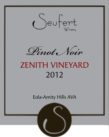 2012 Zenith Vineyard Pinot Noir