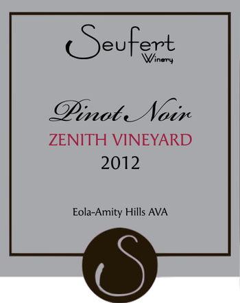 2012 Zenith Vineyard Pinot Noir
