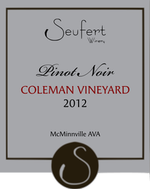 2012 Coleman Vineyard Pinot Noir